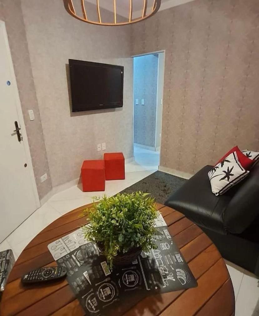 113 Canto Do Forte - 1Dorm - 200 M Da Praia E 20M Dos Bares E Restaurantes - Estacionamento Gratuito E Wi Fi , Tv A Cabo Praia Grande  Exteriör bild